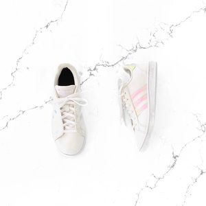 Adidas Kids Grand Court Holographic Sneakers
